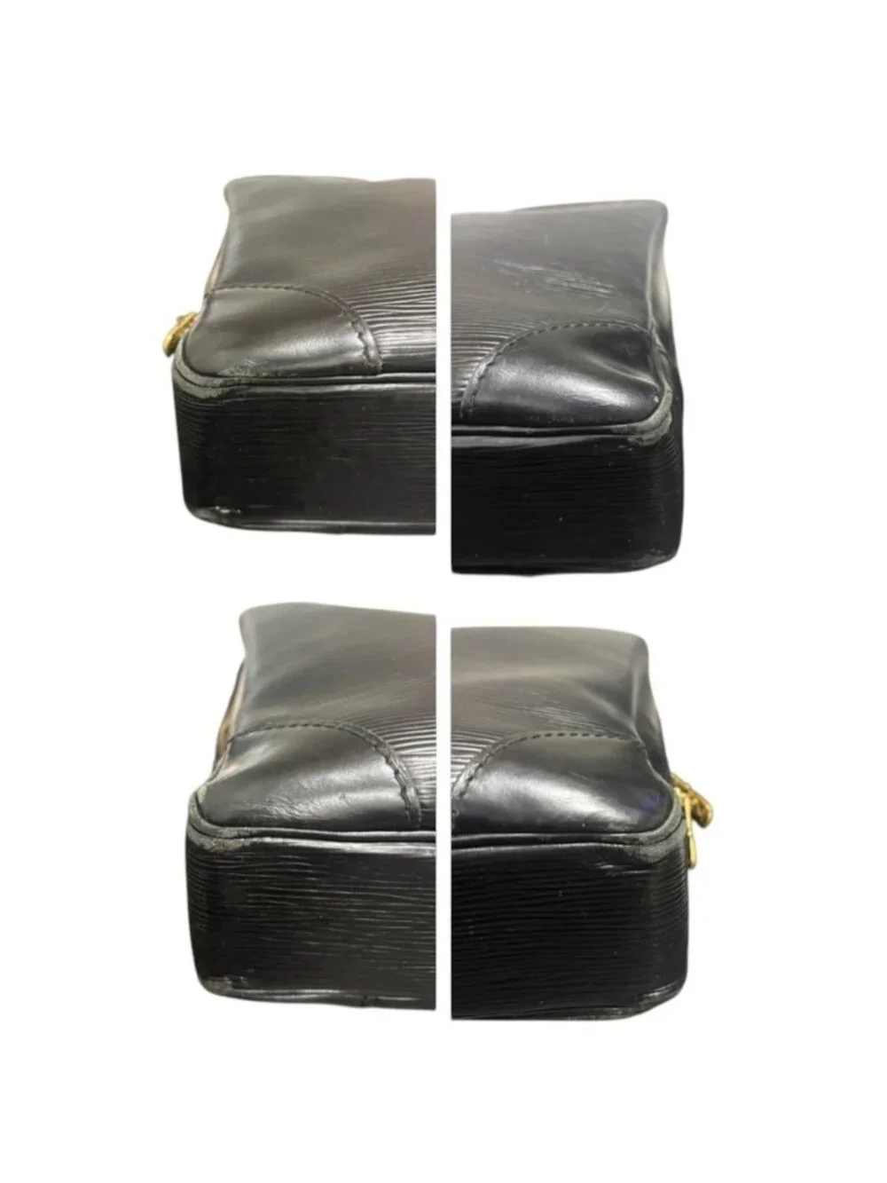 Louis Vuitton Epi Porte Documents Voyage Black Leather Business